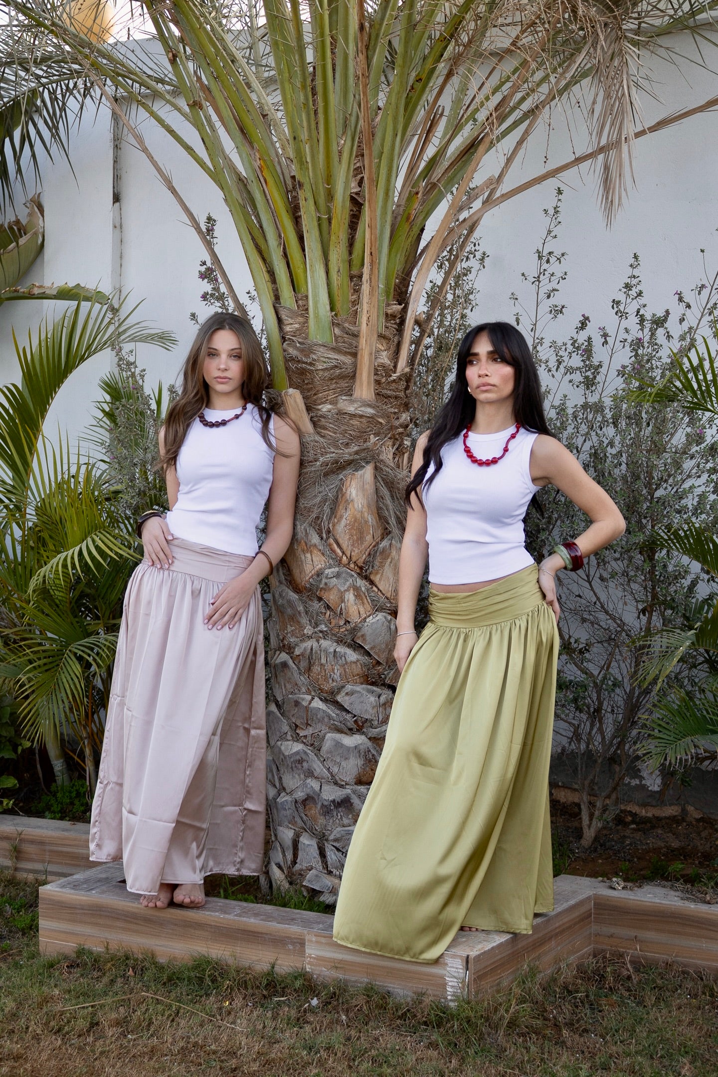 Cascade maxi skirt