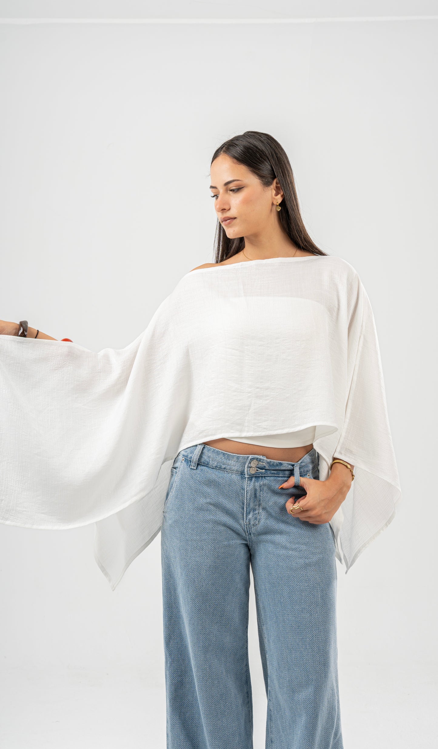 Shimmer top