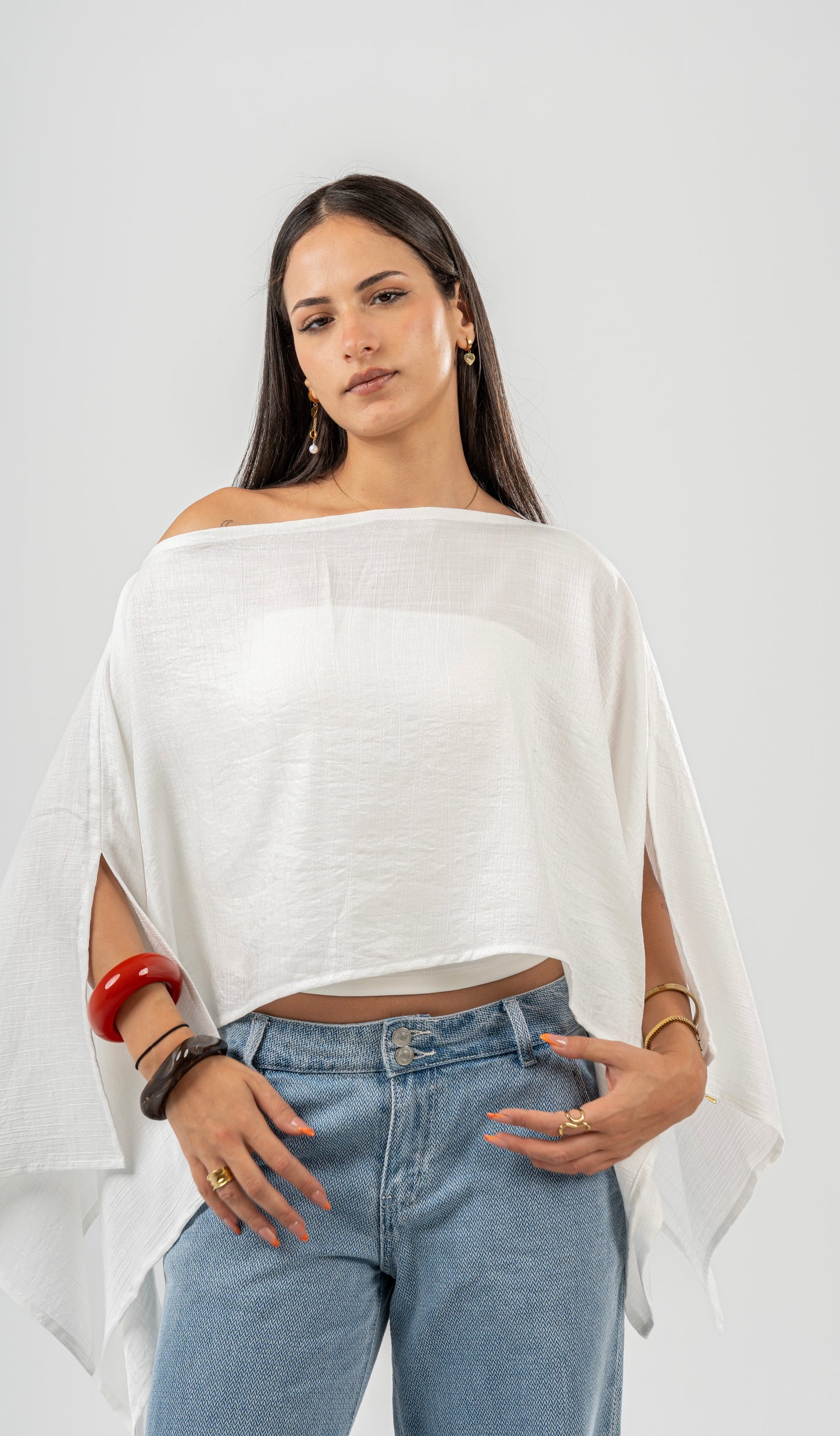 Shimmer top
